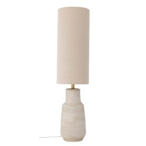 Bloomingville - Linetta Gulvlampe, Hvid, Stentøj - Ø28 Ã H113 cm